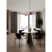 9061121 Висечка светилка LUVE 1xE27 Mocha Linen Black Metal Base Nova Luce